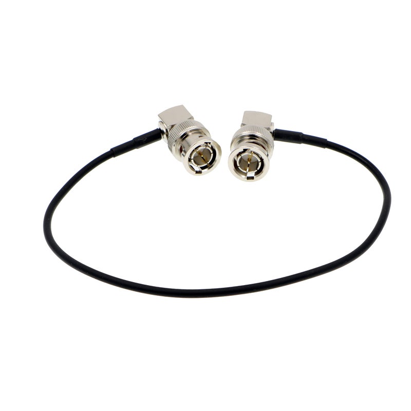 Uonecn Flexible HD SDI Cable RG179 Right Angle BNC Male to Right Angle BNC Male 75ohm for Blackmagic HyperDeck Shuttle and BMCC BMPC Hyperdeck Cameras 30cm - Image 4